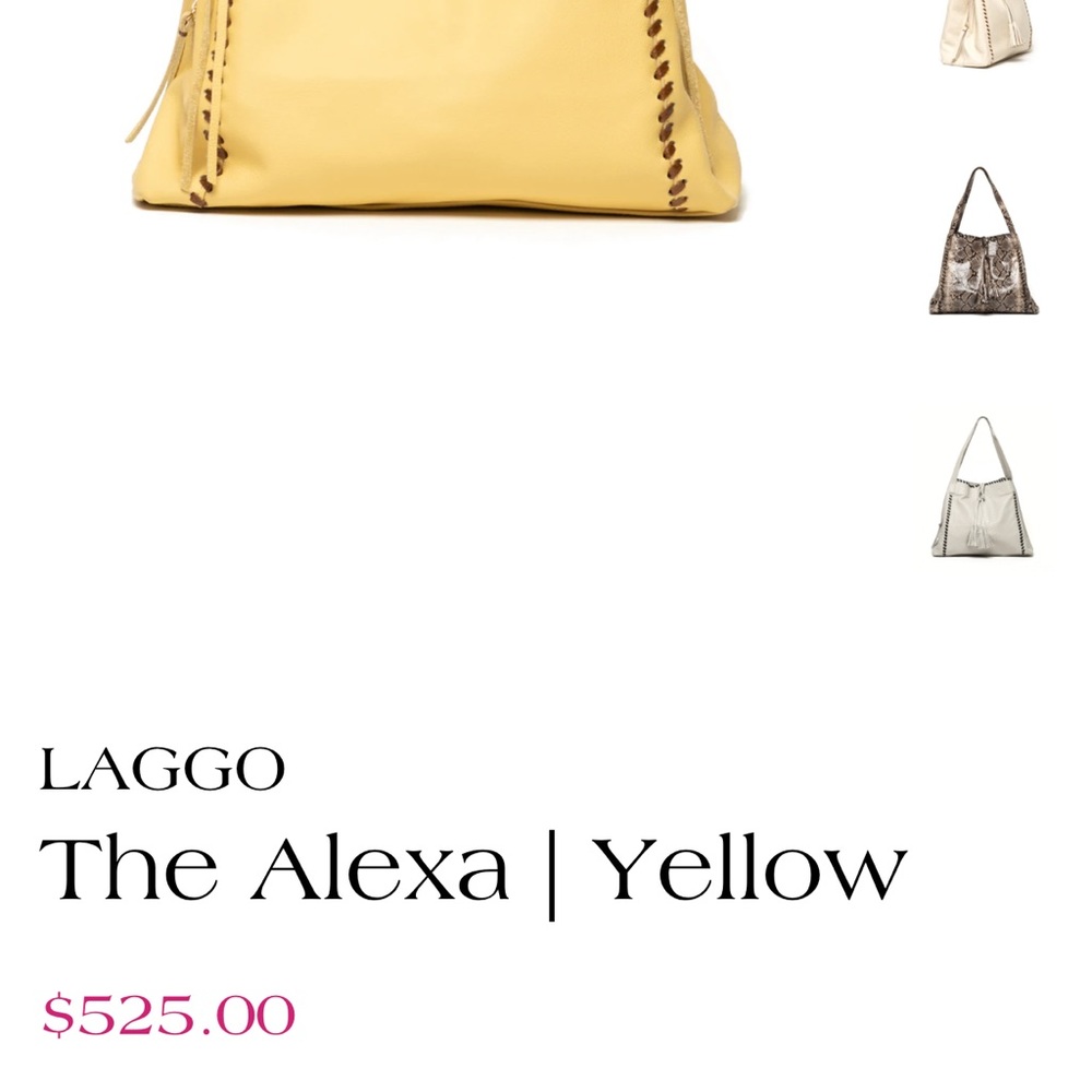 Laggo British Tan Tote bag.  Leather, new without tags. - Picture 8 of 10